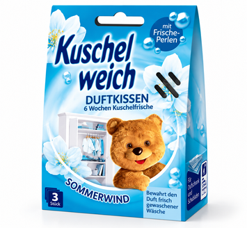 Ароматизовані саше для шафи Kuschelweich Sommerwind &laquo;Літній вітер&raquo;, 3 шт SH-0502 фото