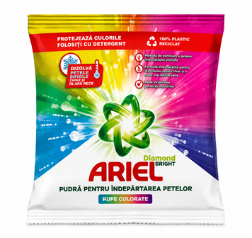 Порошок-плямовивідник Ariel Color Diamond Bright для кольорових тканин, 150 г SH-0171 фото