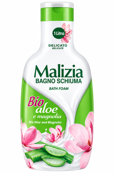 Гель-піна для ванни та душу Malizia Bio &laquo;Алое та магнолія&raquo;, 1 л SH-0578 фото