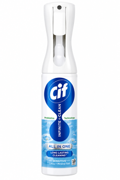 Універсальний аерозоль-крем для прибирання Cif Infinite + Clean All in One Lotus & Mineral Salt, 280 мл SH-0079 фото