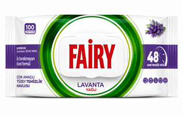 Вологі серветки для прибирання Fairy Lavender, 100 шт SH-0031 фото