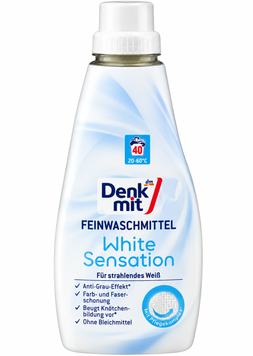 Гель для прання білих речей Denkmit White Sensation, 1 л &mdash; 40 прань SH-0395 фото