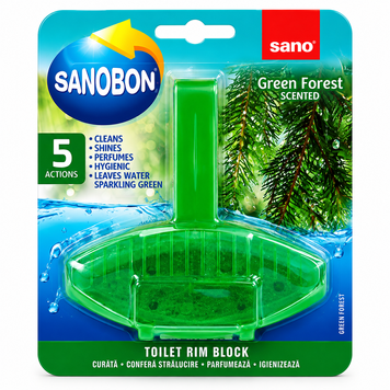 Блок для унітазу Sano Sanobon 5 в 1 &laquo;Зелений ліс&raquo; SH-0445 фото