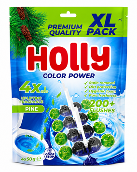 Блоки для унітазу Holly Color Power Pine 4&times;50 г SH-0191 фото